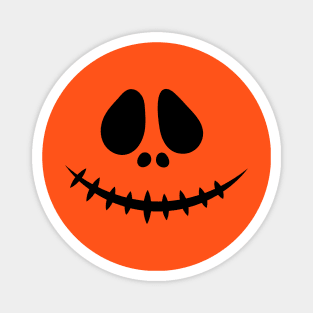 Halloween Punokin face design Magnet